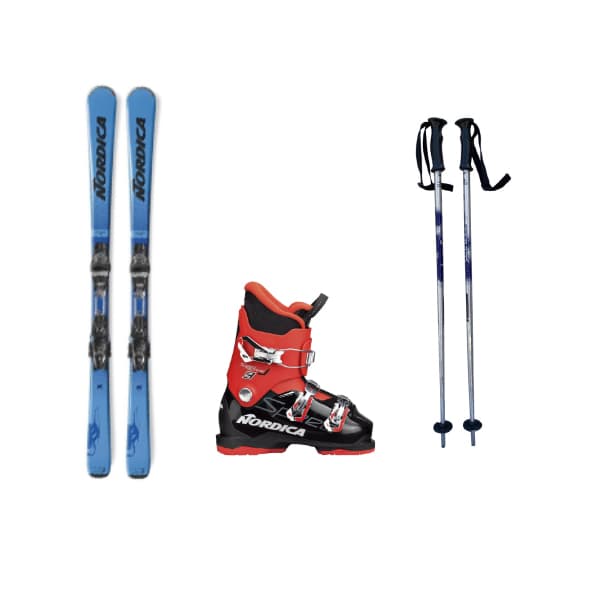 Equipo completo de esquí infantil
